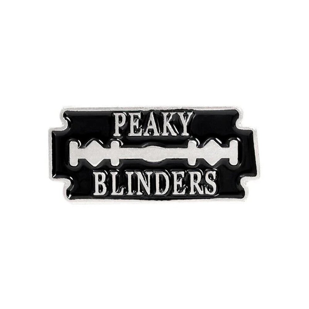 5/$20 Peaky Blinders TV Show Razor Blade Lapel Pin Razor Blade